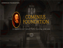 Tablet Screenshot of comeniusfoundation.org